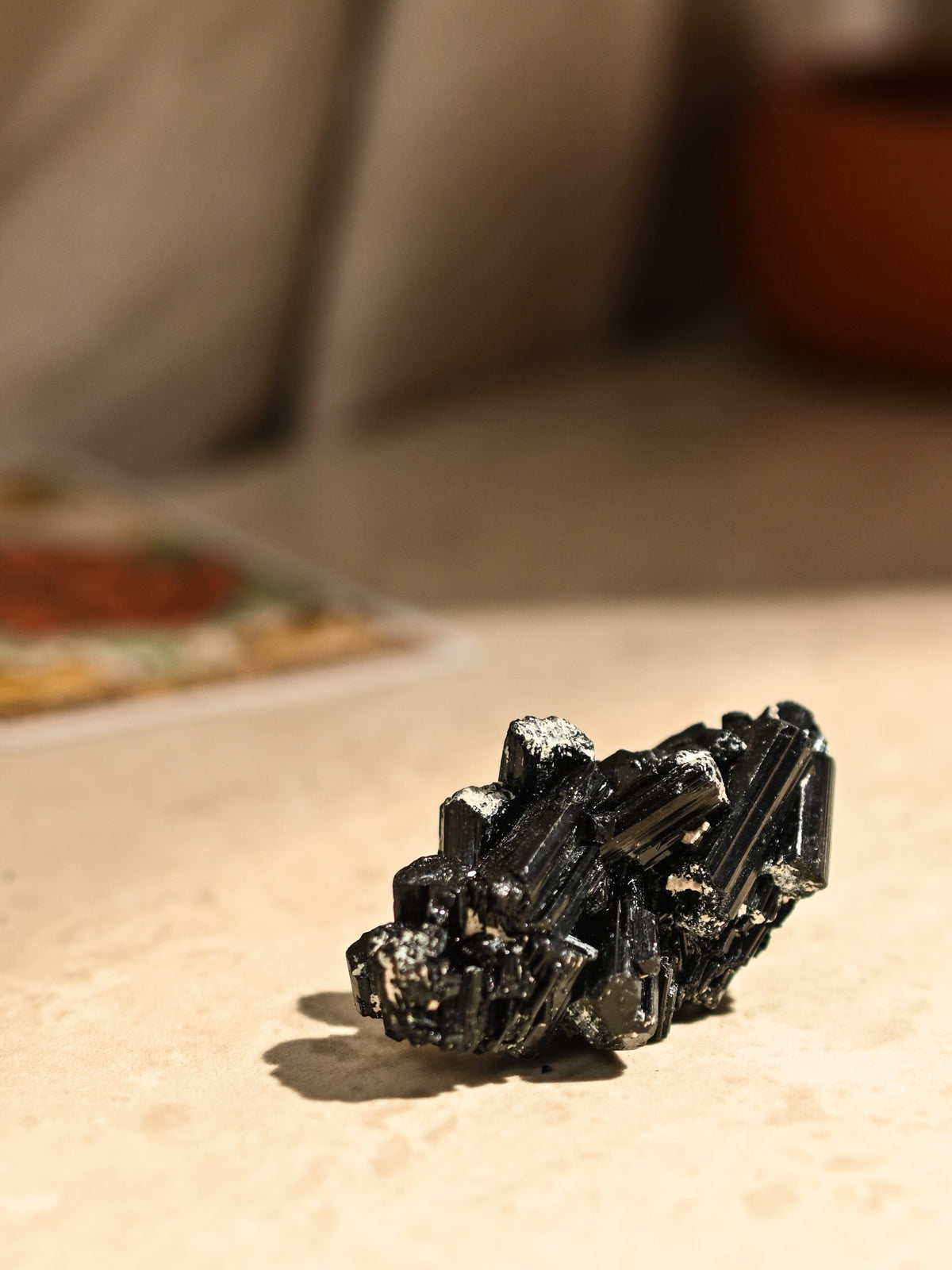 Black Tourmaline Cluster