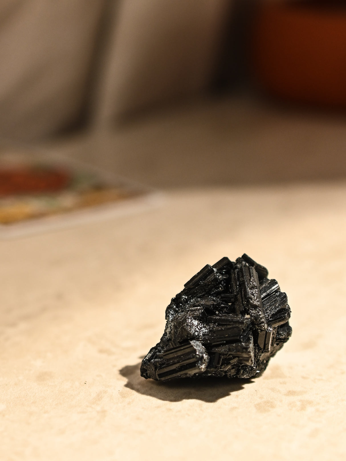 Black Tourmaline Cluster