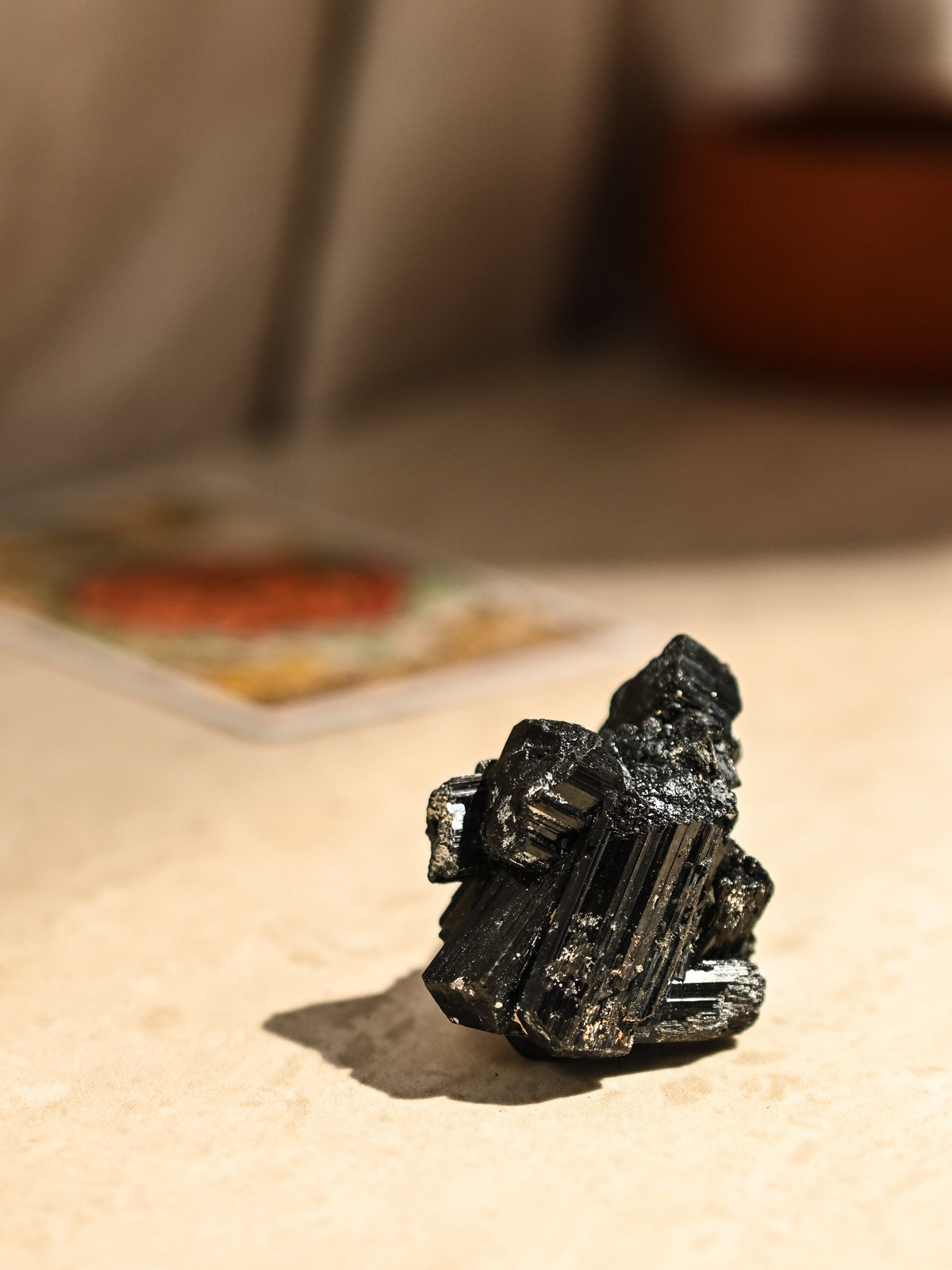 Black Tourmaline Cluster