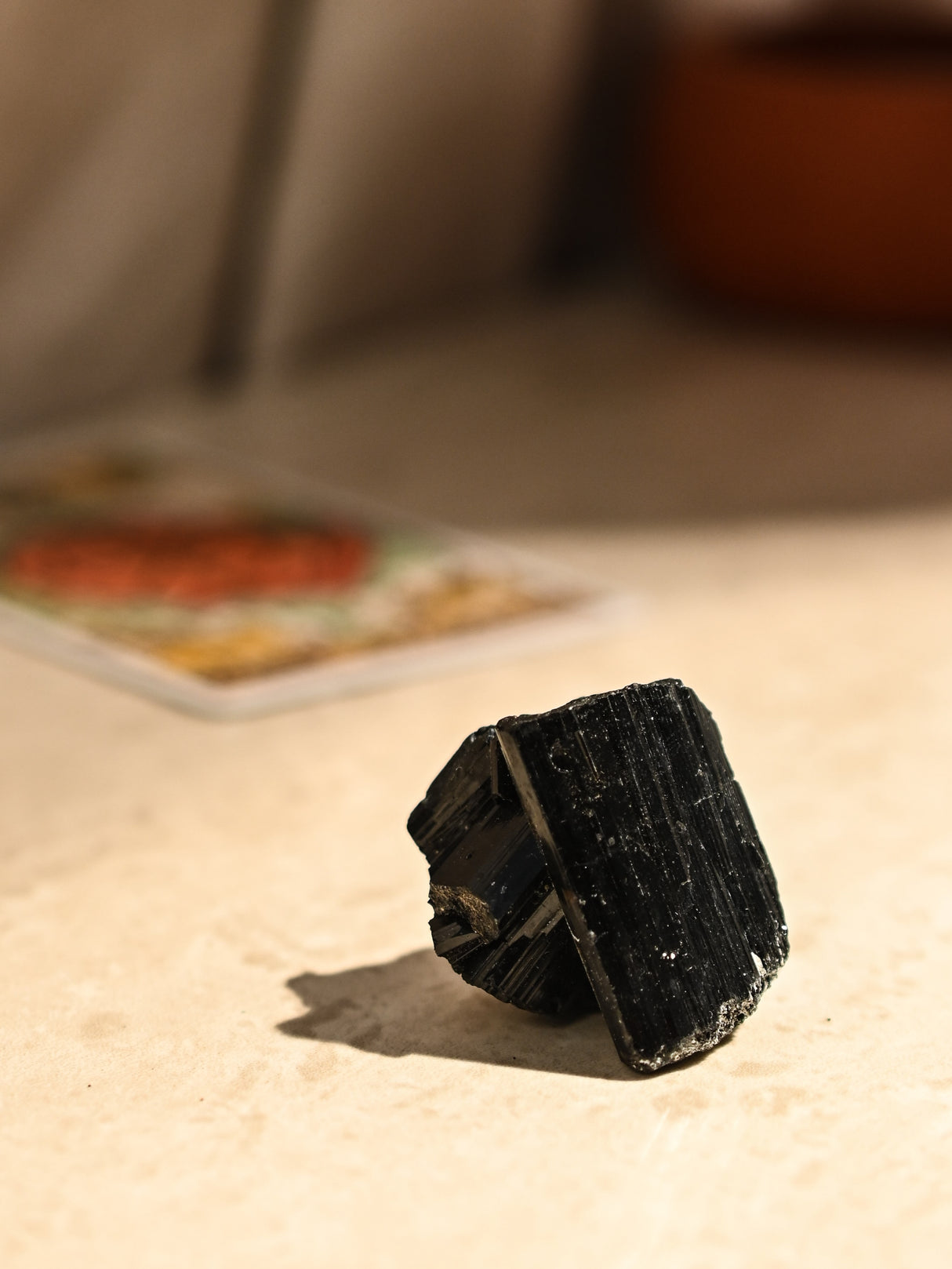 Black Tourmaline Cluster