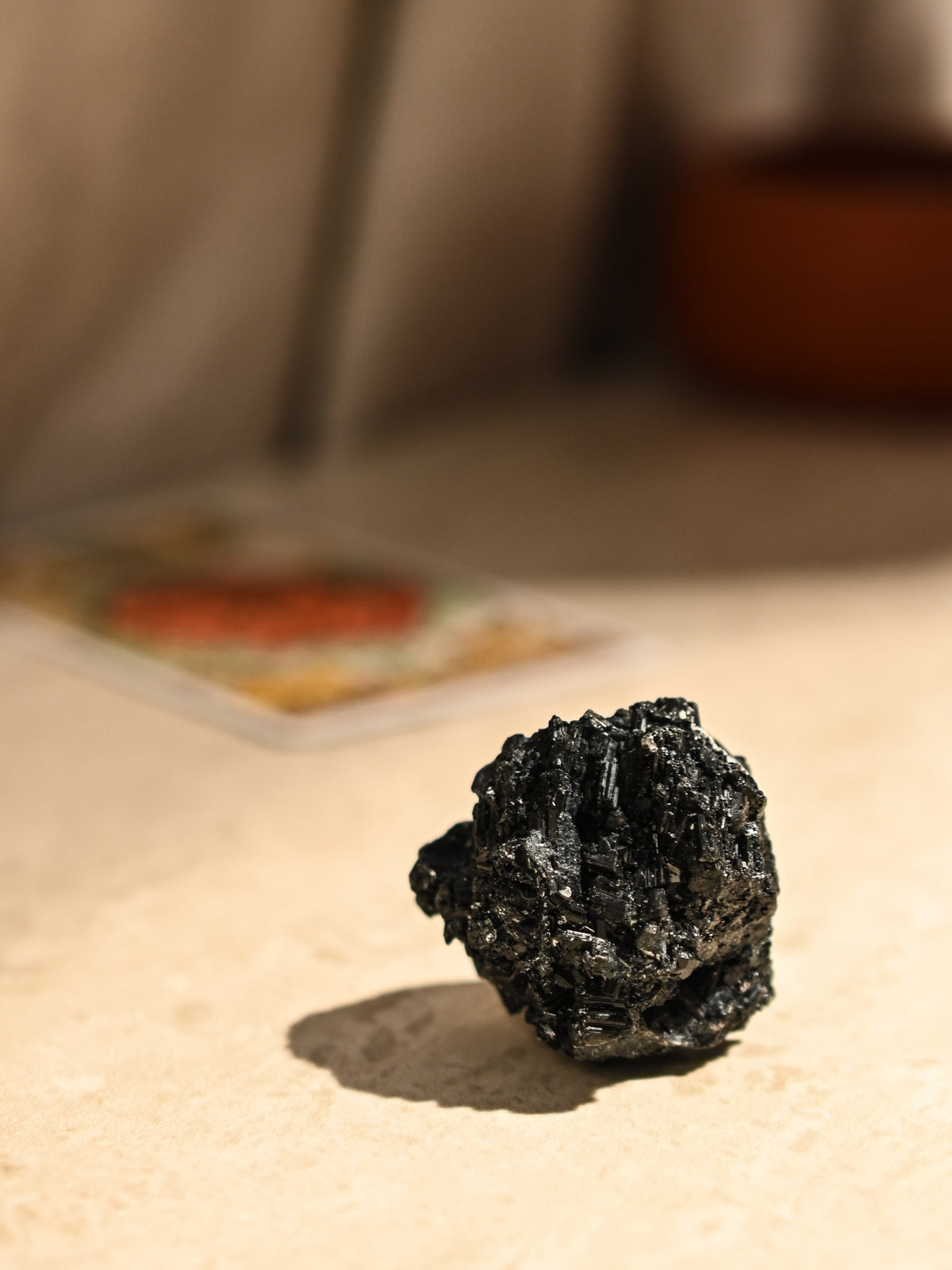 Black Tourmaline Cluster