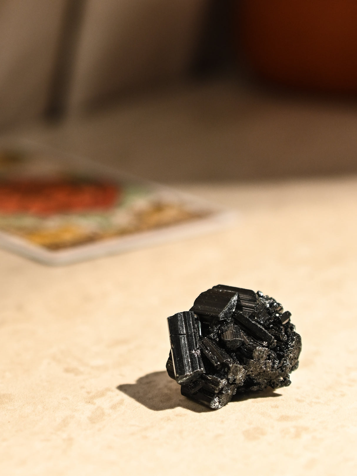 Black Tourmaline Cluster