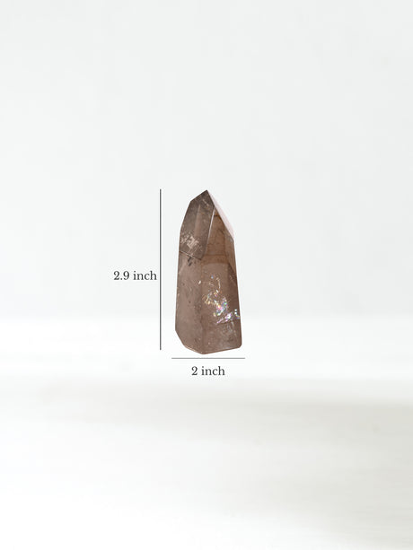 Smoky Quartz Tower C Dimension | Cg1037