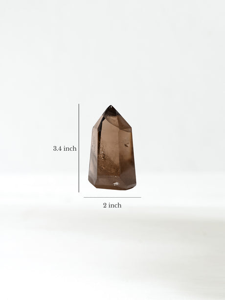 Smoky Quartz Tower L Dimension | Cg1046