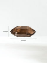 Double-Terminated Smoky Quartz C Dimension | Cg1057