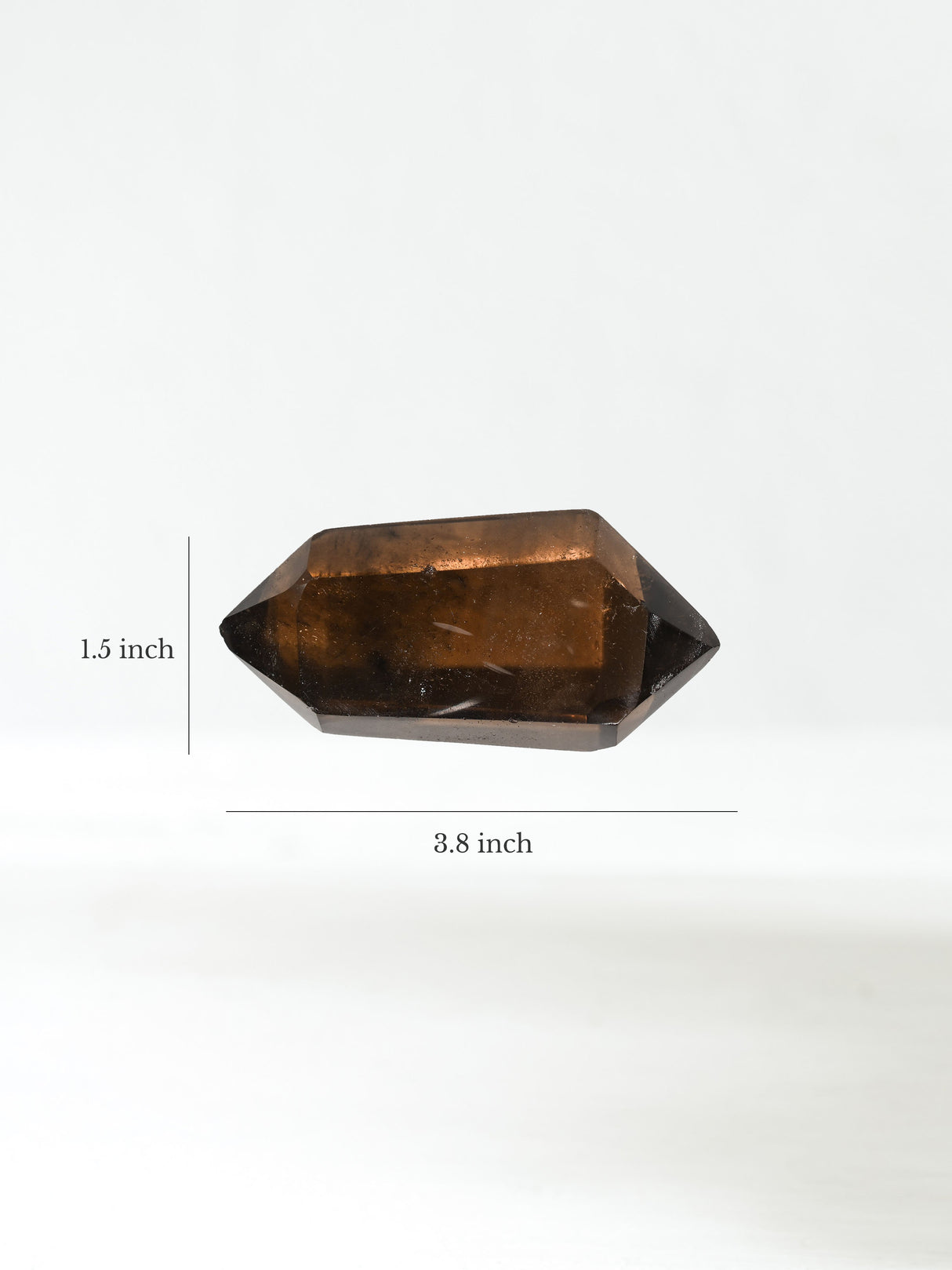 Double-Terminated Smoky Quartz H Dimension | Cg1062