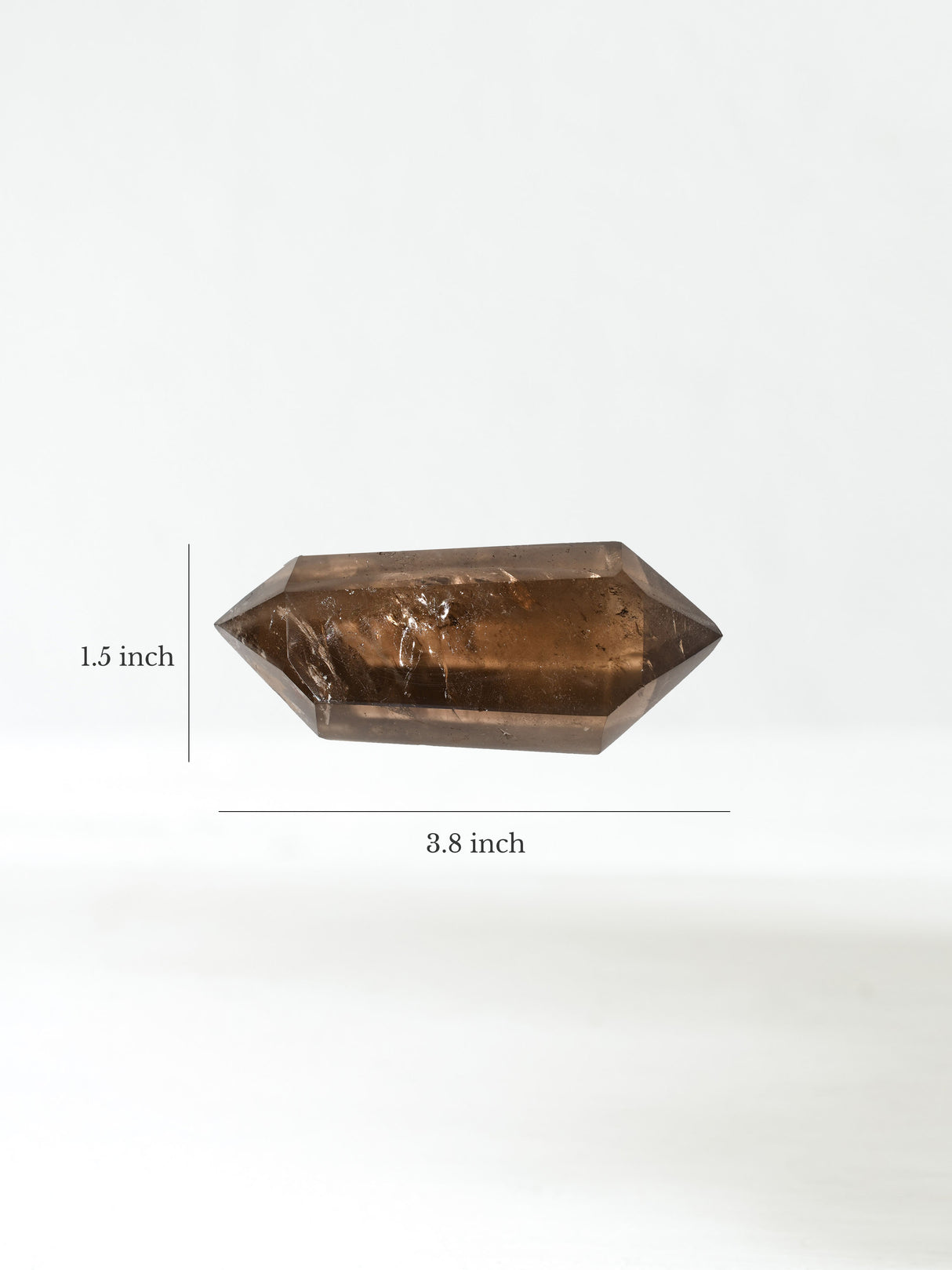 Double-Terminated Smoky Quartz J Dimension | Cg1064