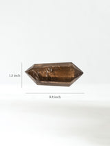Double-Terminated Smoky Quartz J Dimension | Cg1064