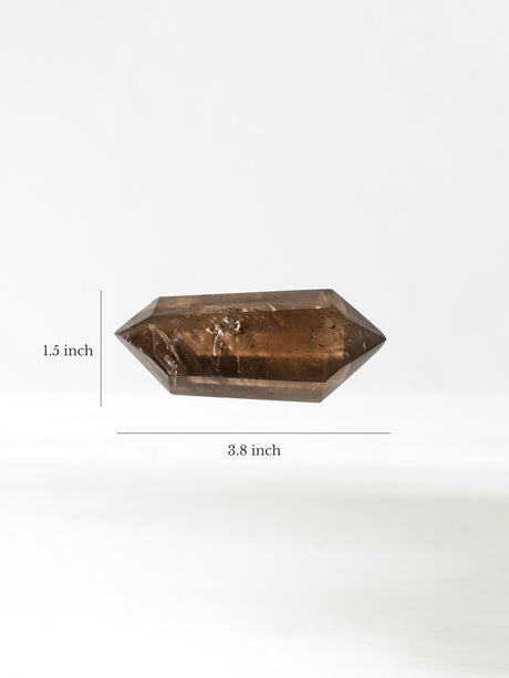 Double-Terminated Smoky Quartz J Dimension | Cg1064