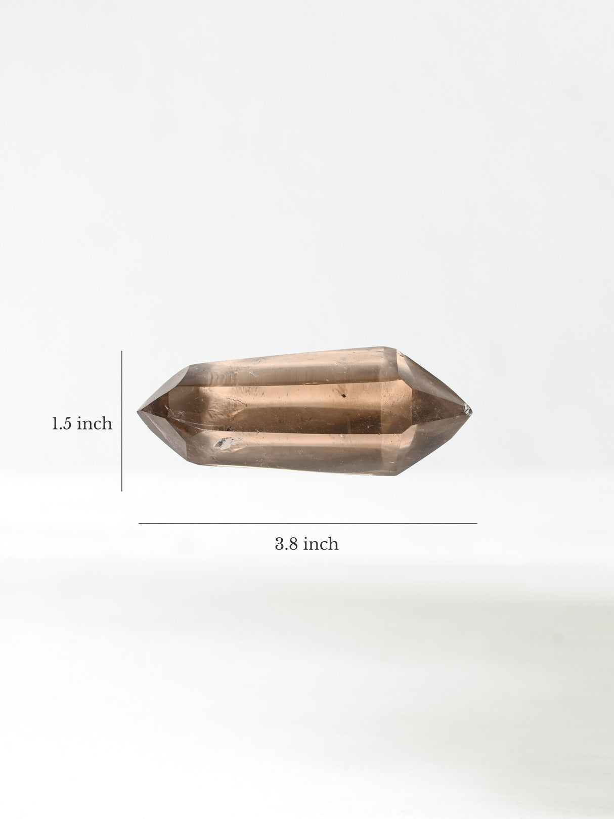 Double-Terminated Smoky Quartz K Dimension  | Cg1065