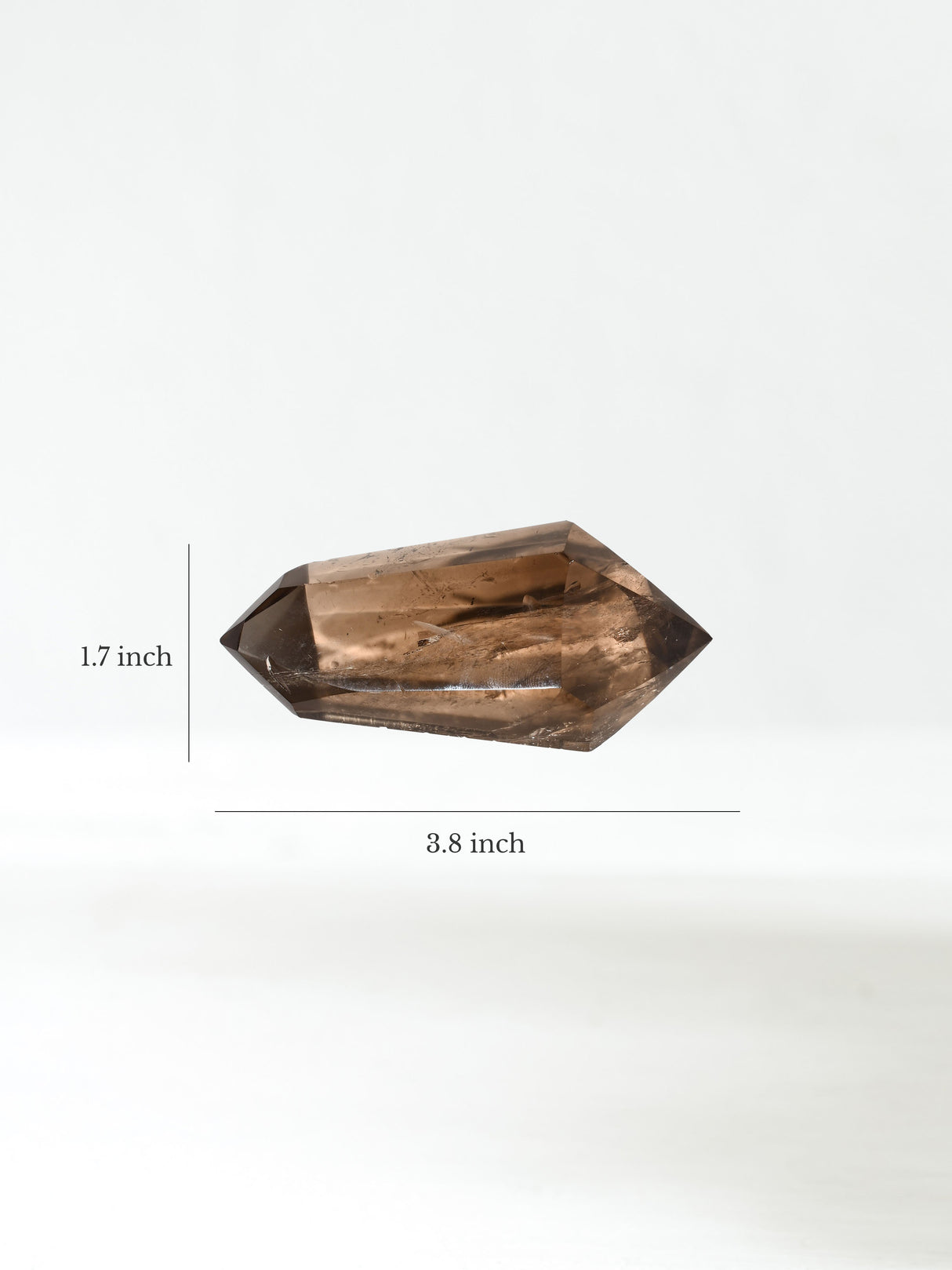 Double-Terminated Smoky Quartz L Dimension | Cg1066