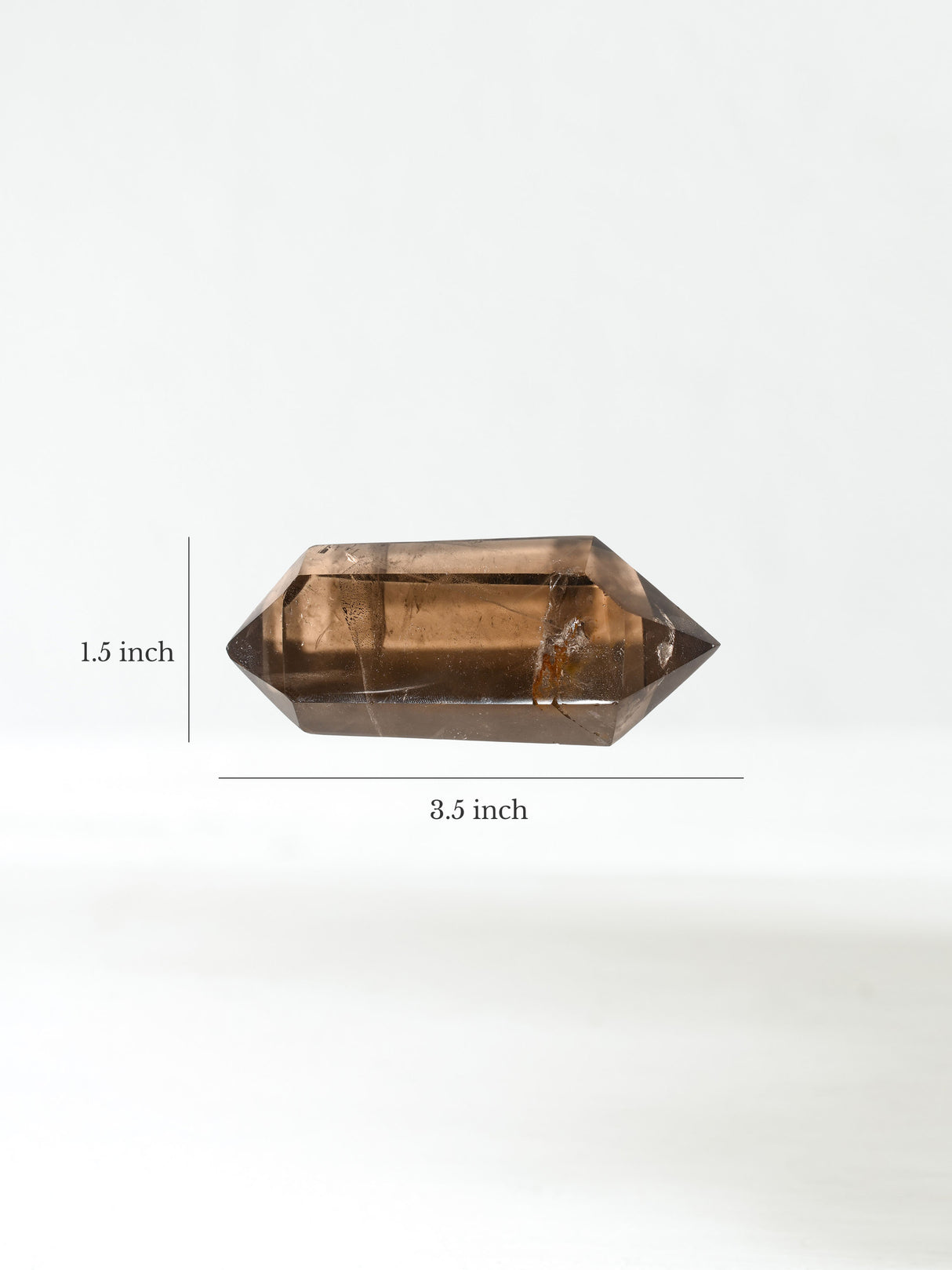 Double-Terminated Smoky Quartz N Dimension | Cg1068