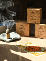 Palo Santo & Botanical Herb Blend Incense Cones - Eucalyptus, Rosemary, & Andean Herbs