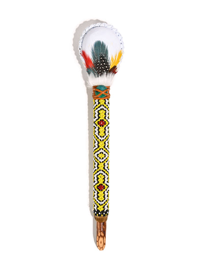 Ayahuasca Vine Beaded Rattle | mmr0136-Vision