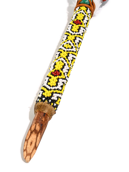 Ayahuasca Vine Beaded Rattle 1 | mmr0136-Vision