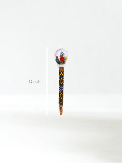 Ayahuasca Vine Beaded Rattle Dimension | mmr0138-Luminous