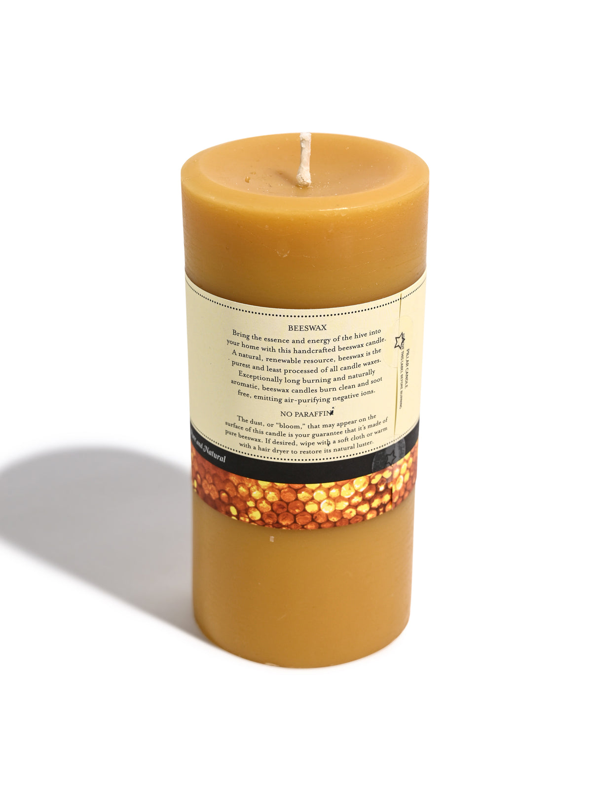 Pure Beeswax Pillar Candle 1 | c15