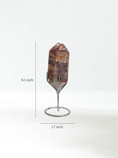 Double-Terminated Lithium Quartz Crystal C Dimension | Cg1052
