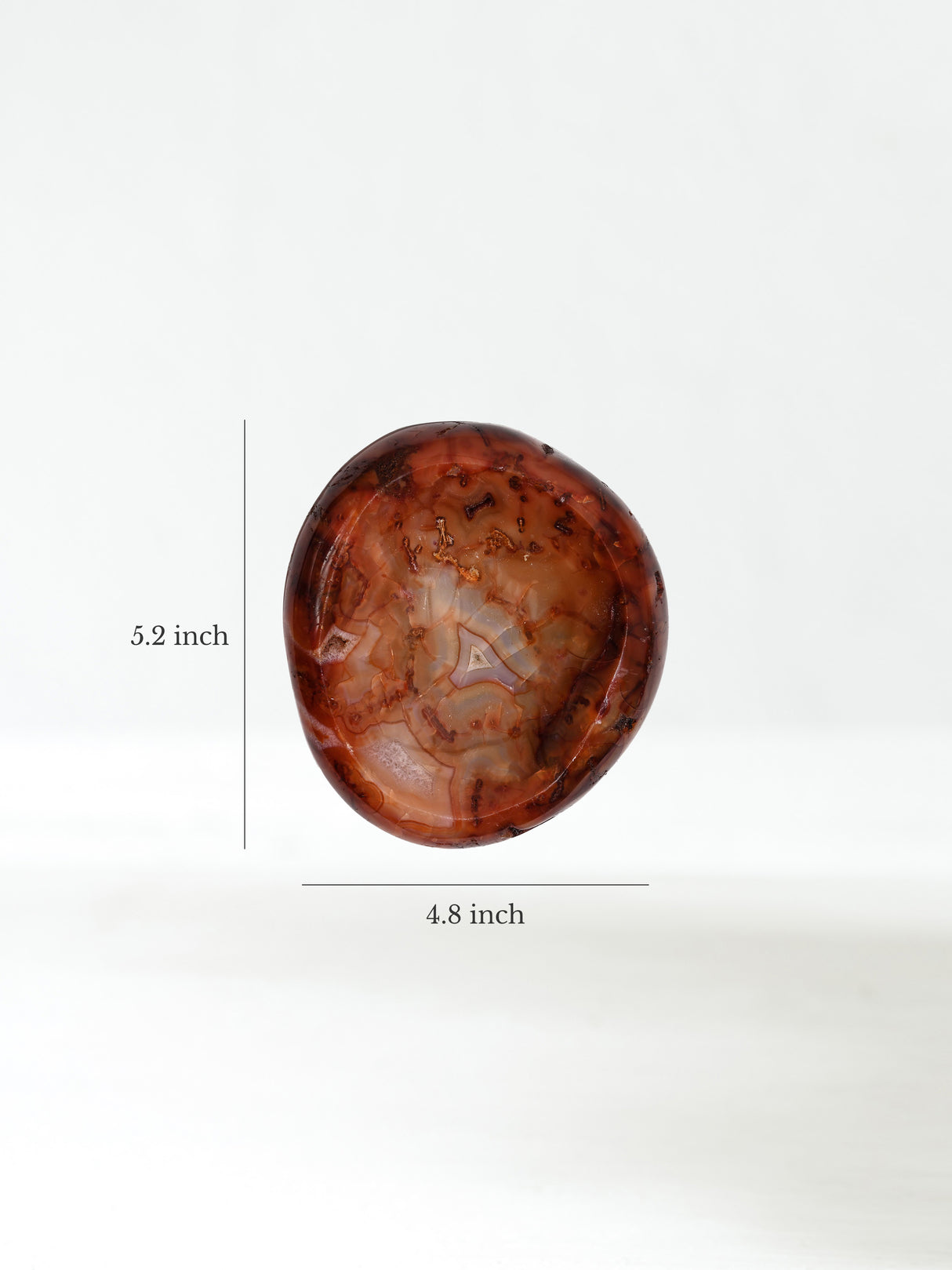 Carnelian Crystal Bowl Dimension | Cg1104