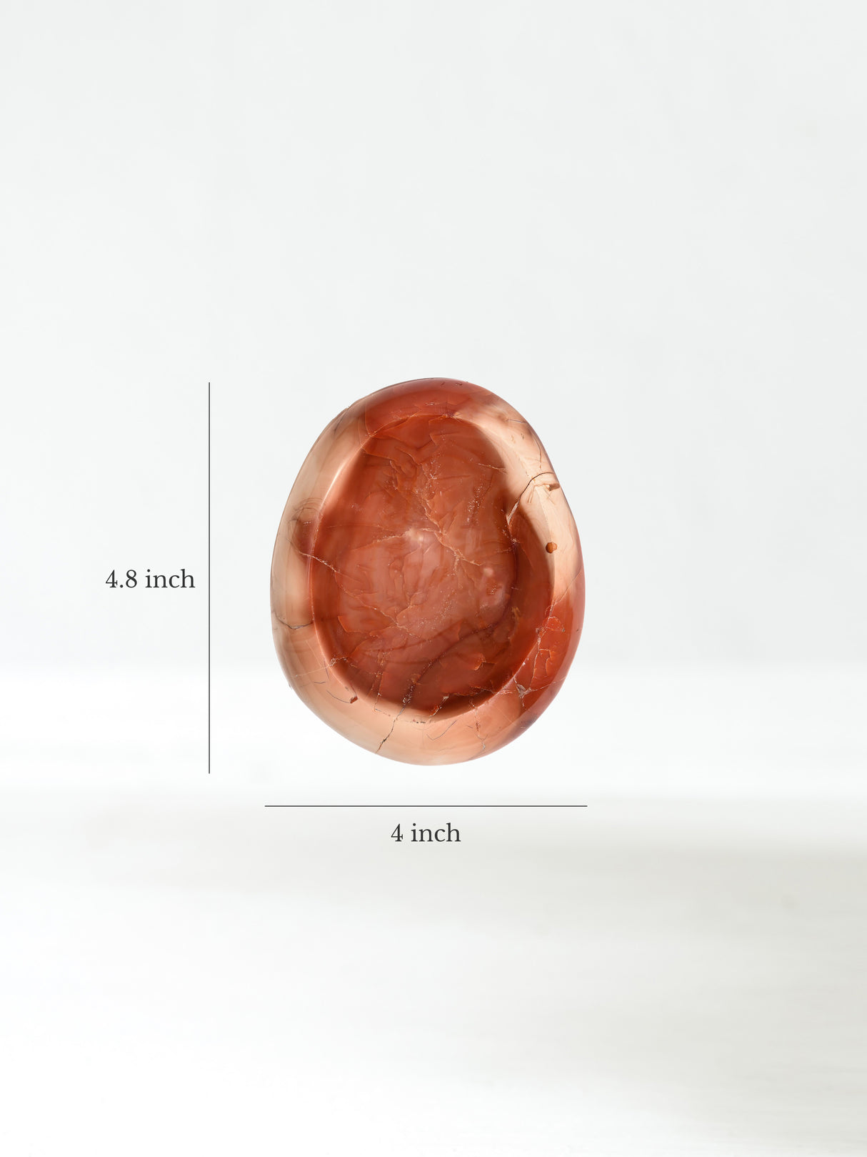 Carnelian Crystal Bowl Dimension | Cg1107