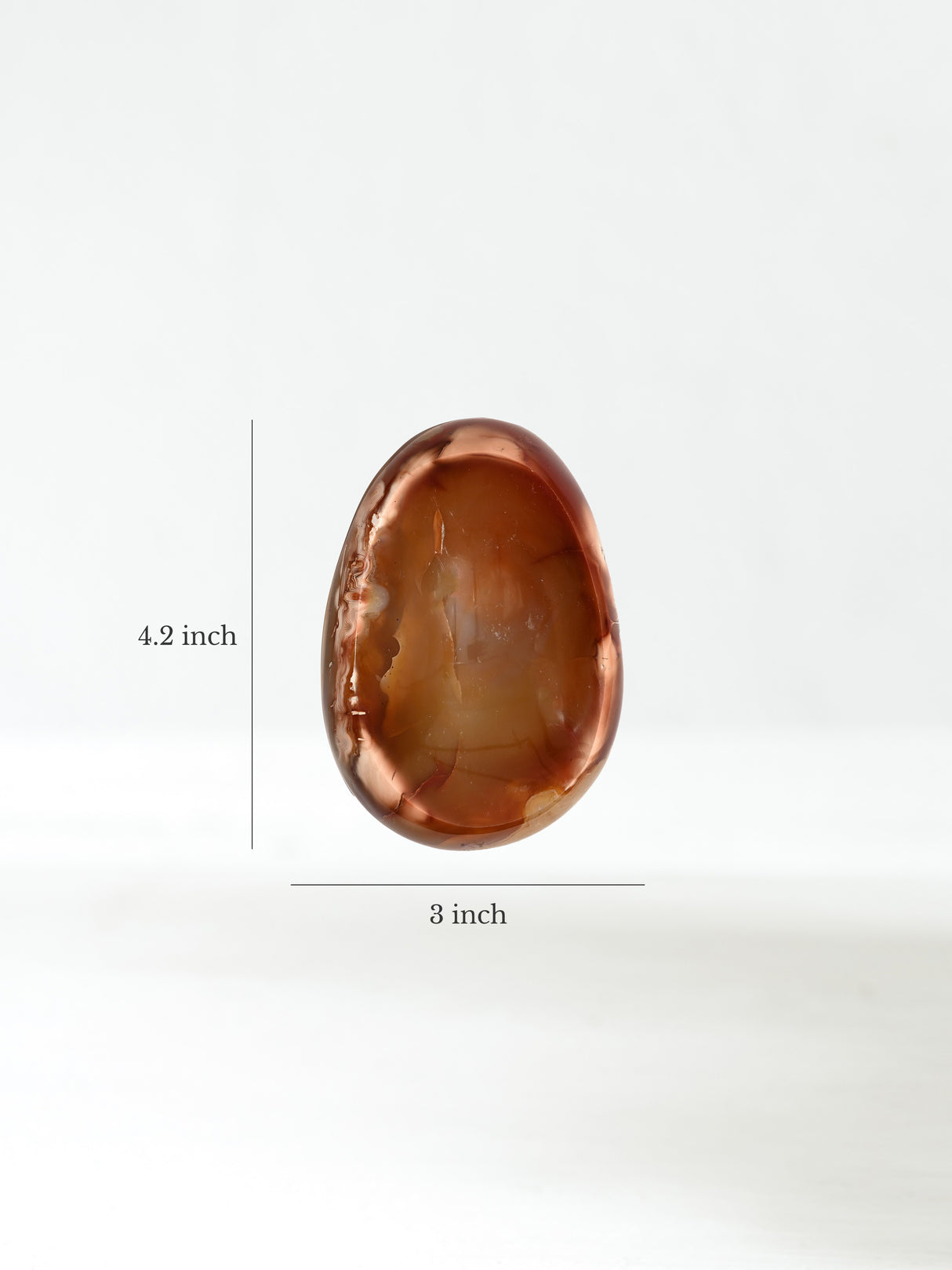 Carnelian Crystal Bowl Dimension | Cg1108