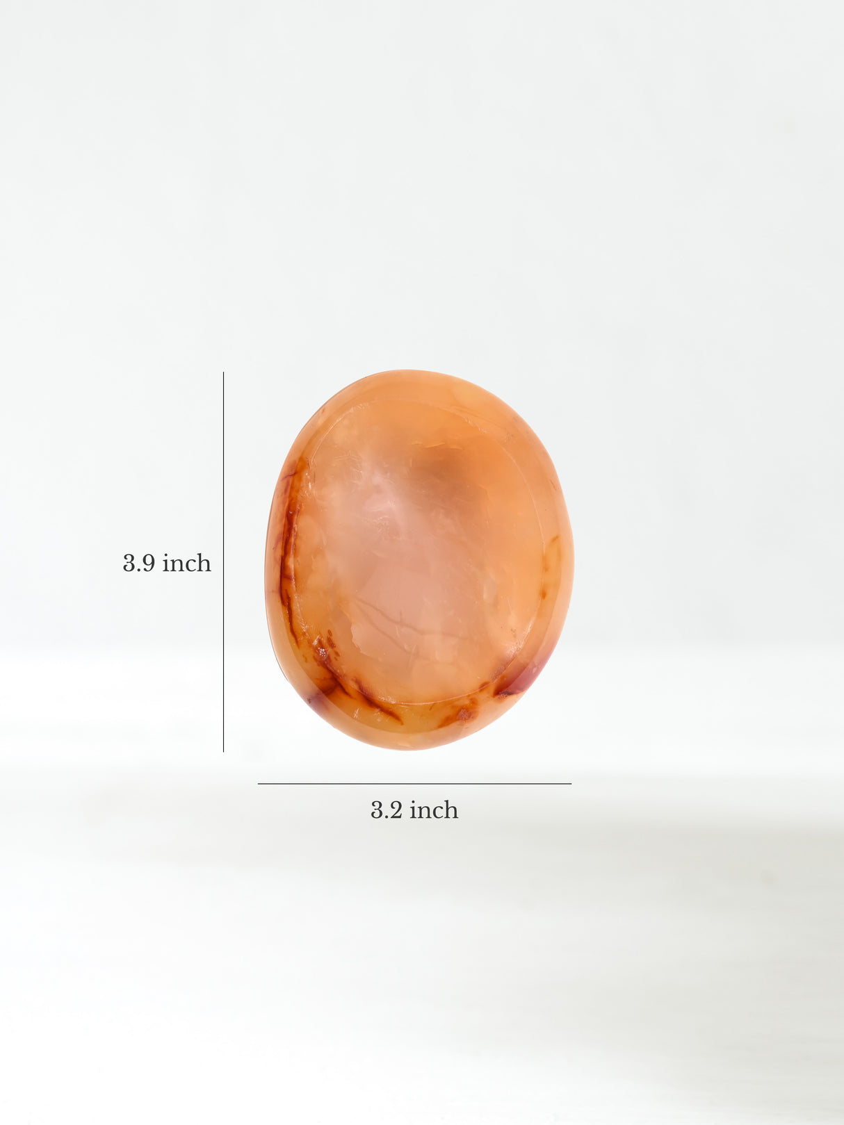 Carnelian Crystal Bowl Dimension | Cg1109