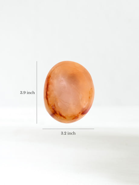 Carnelian Crystal Bowl Dimension | Cg1109