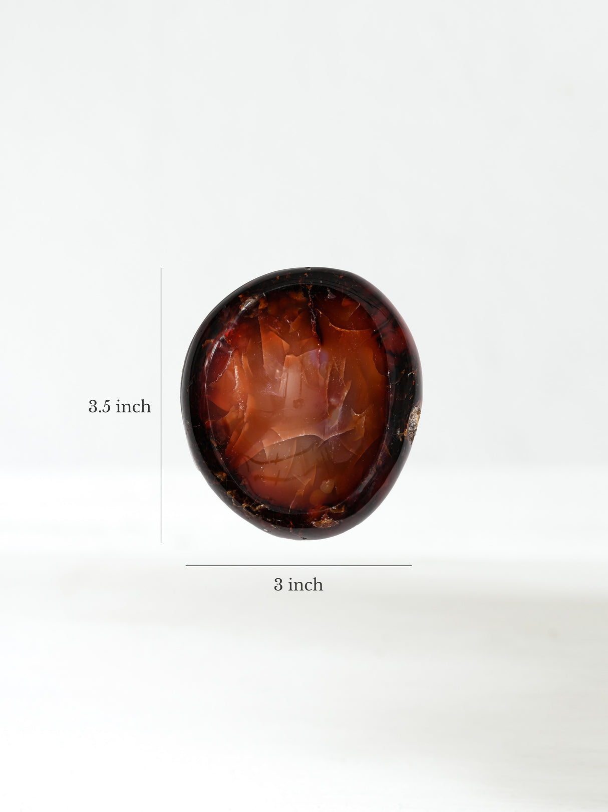 Carnelian Crystal Bowl Dimension | Cg1111