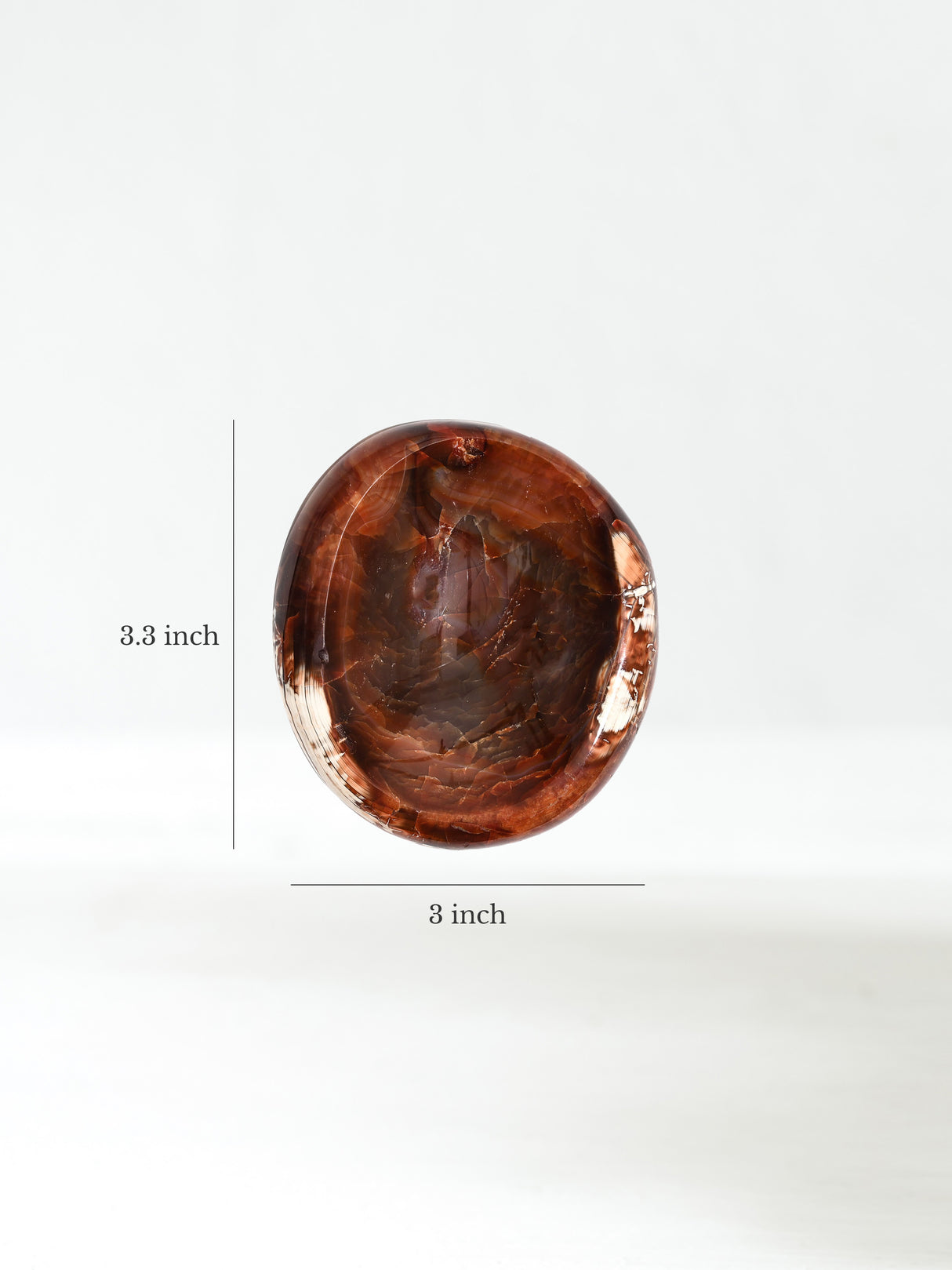 Carnelian Crystal Bowl Dimension | Cg1112