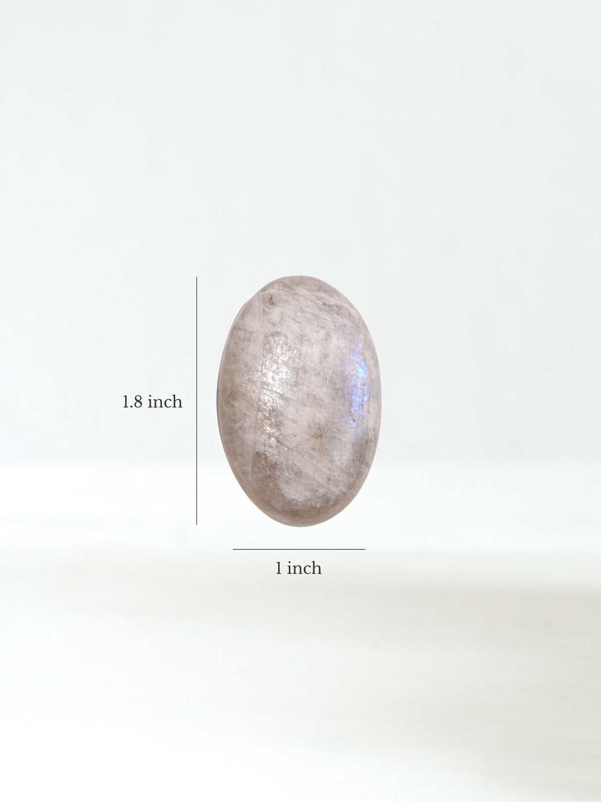 Moonstone Palm Stone Small Dimension | Cg115