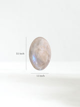 Moonstone Palm Stone Medium Dimension | Cg116