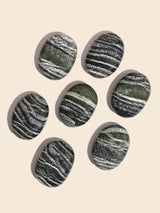 Green Zebra Jasper Palm Stone | Cg118