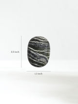 Green Zebra Jasper Palm Stone  Dimension | Cg118