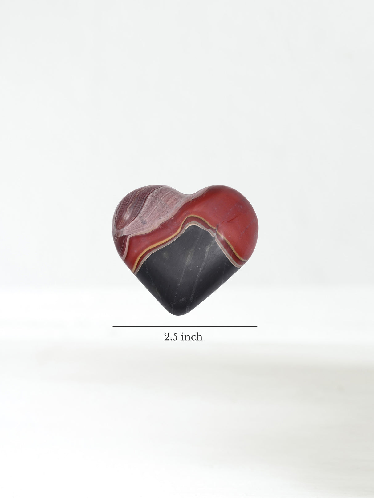 Rainbow Jasper Heart Dimension | Cg1211