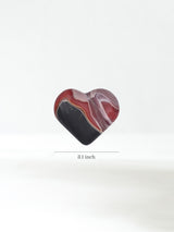 Rainbow Jasper Heart Dimension | Cg1214