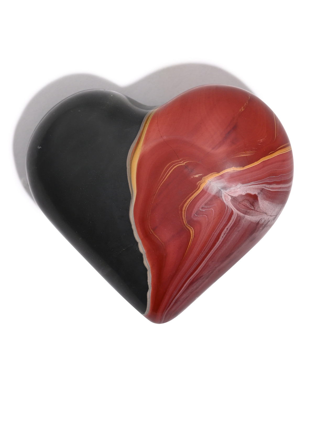 Rainbow Jasper Heart