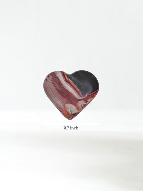 Rainbow Jasper Heart Dimension | Cg1218