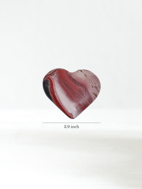 Rainbow Jasper Heart Dimension | Cg1219