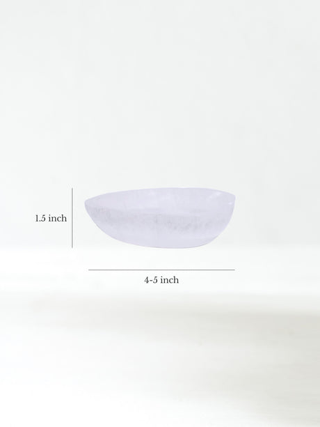 Selenite Altar Bowl Dimension | Cg133