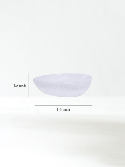 Selenite Altar Bowl Dimension | Cg133