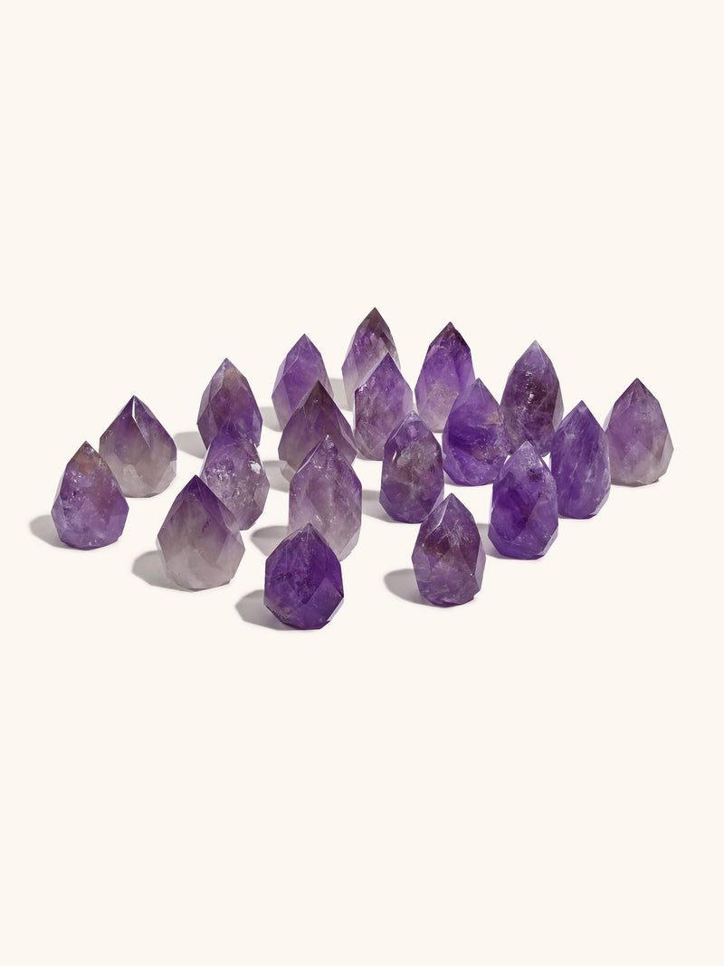 Amethyst Faceted Crystal Point