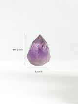 Amethyst Faceted Crystal Point Dimension | Cg172