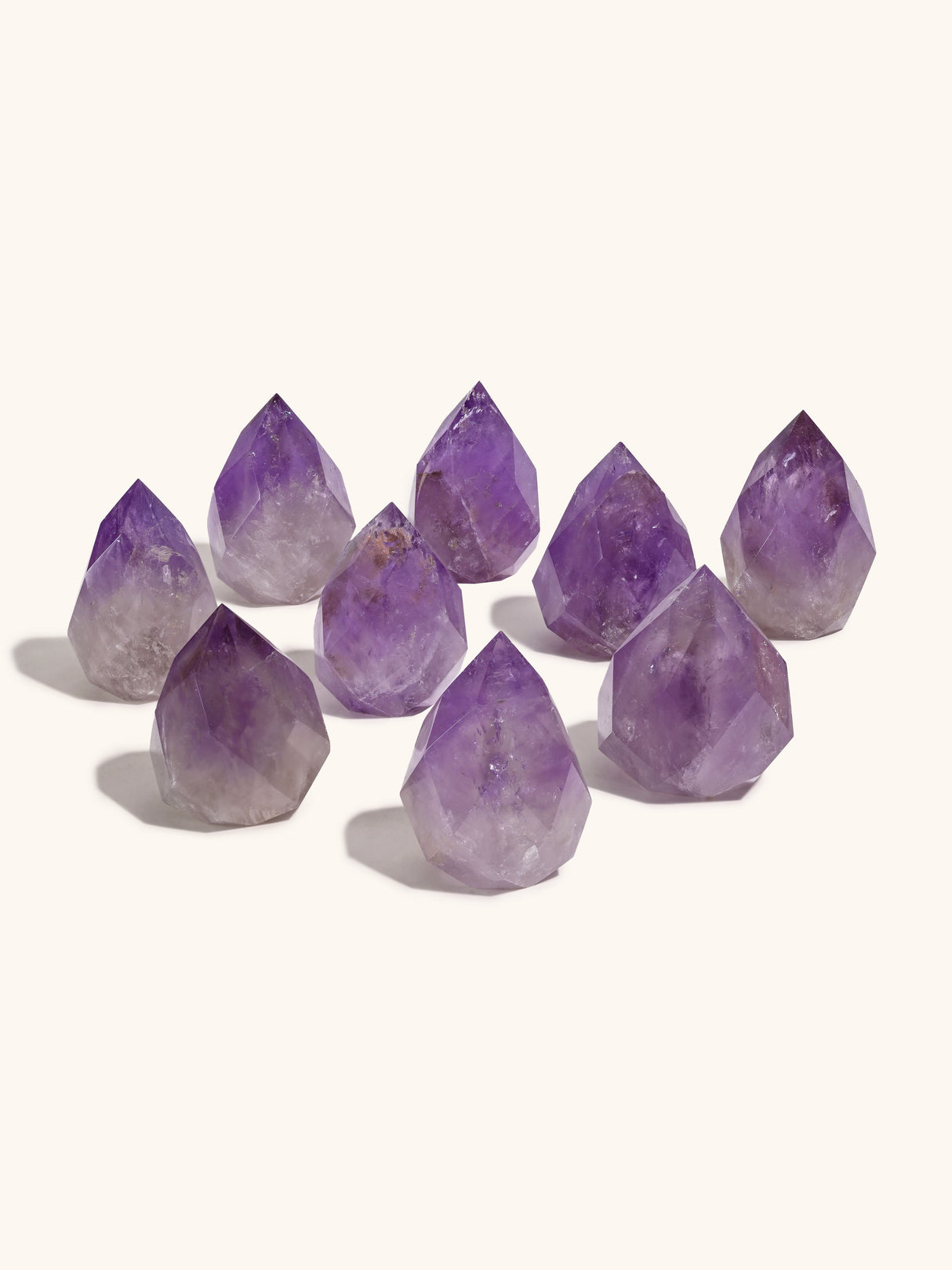 Amethyst Faceted Crystal Point