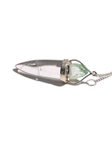 Quartz Crystal with Green Apophyllite Pendulum 3 | Cg204