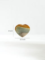 Polychrome Jasper Heart Dimension | Cg292