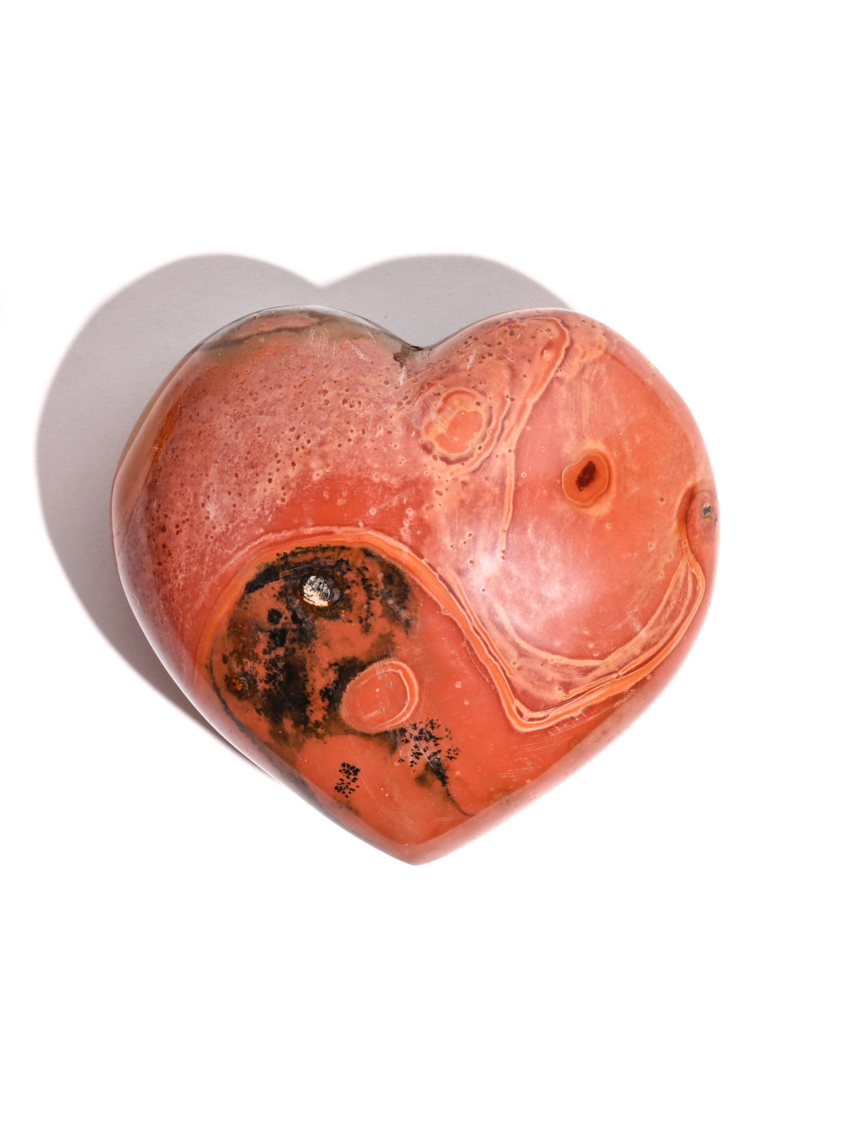 Polychrome Jasper Heart 3 | Cg292