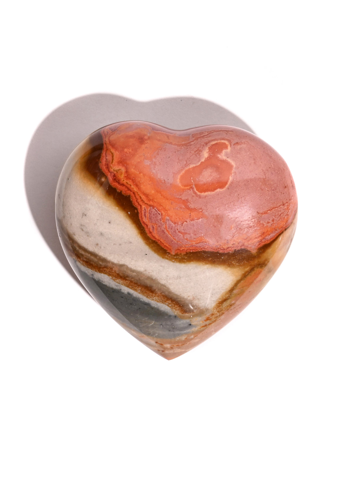 Polychrome Jasper Heart 4 | Cg291