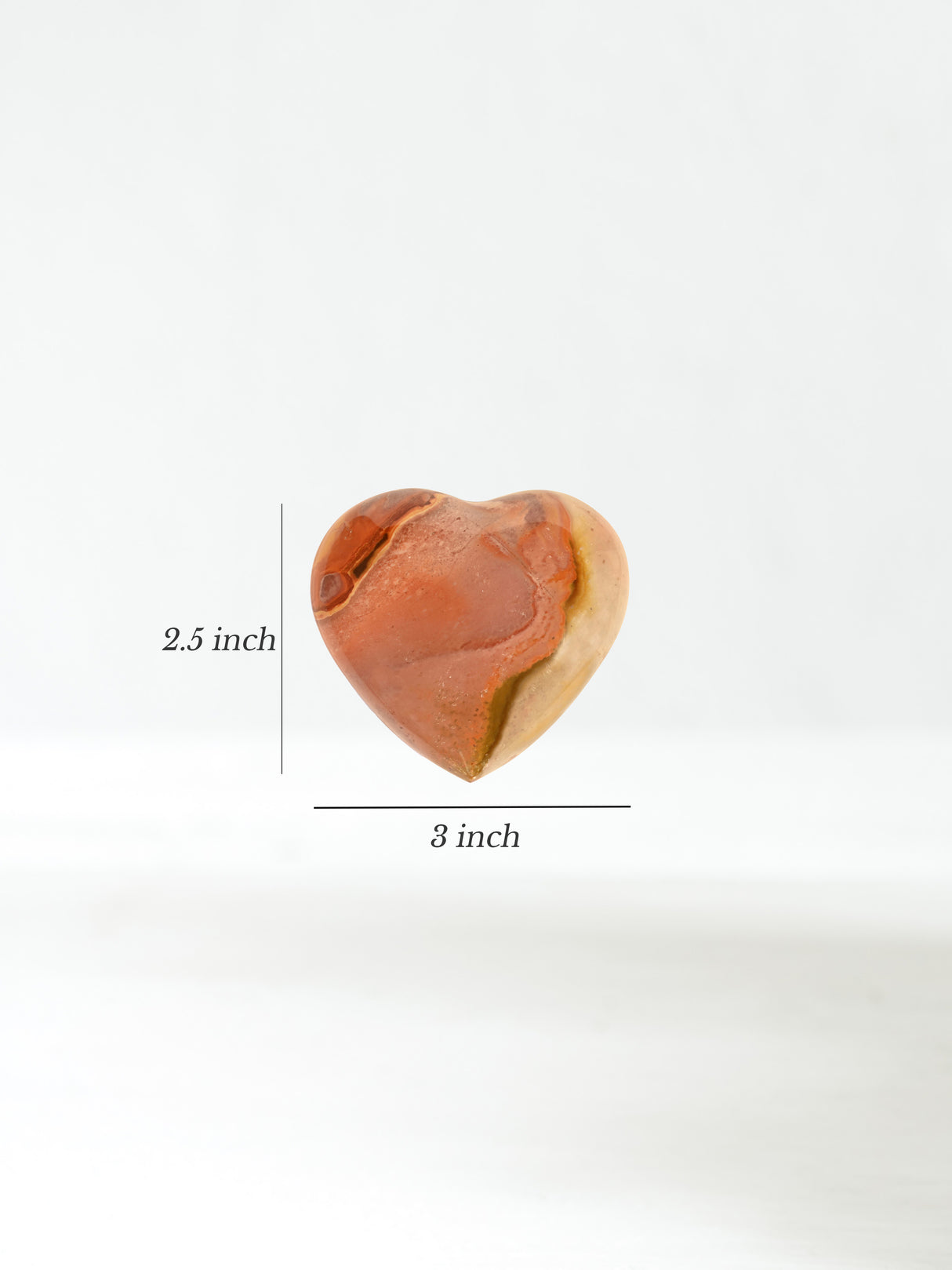 Polychrome Jasper Heart Dimension | Cg293