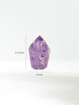 High-Grade Amethyst Point Dimension | Cg51-Medium