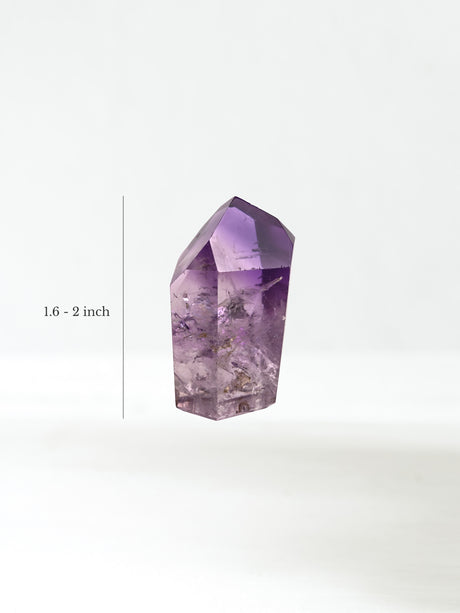 Amethyst Crystal Point Dimension | Cg55-Small
